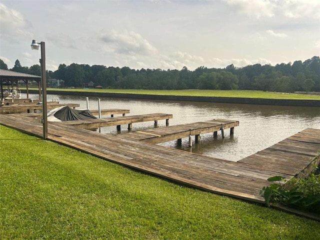 2237 Walt Stephens Rd, Jonesboro, GA 30236 - dock area with a water view and a wooded view