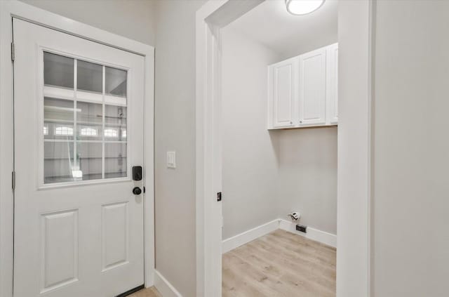 1950 Stethem Fry, Alpharetta, GA 30022 - laundry area with cabinet space and light wood finished floors