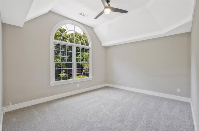 1950 Stethem Fry, Alpharetta, GA 30022 - carpeted spare room featuring ceiling fan and lofted ceiling
