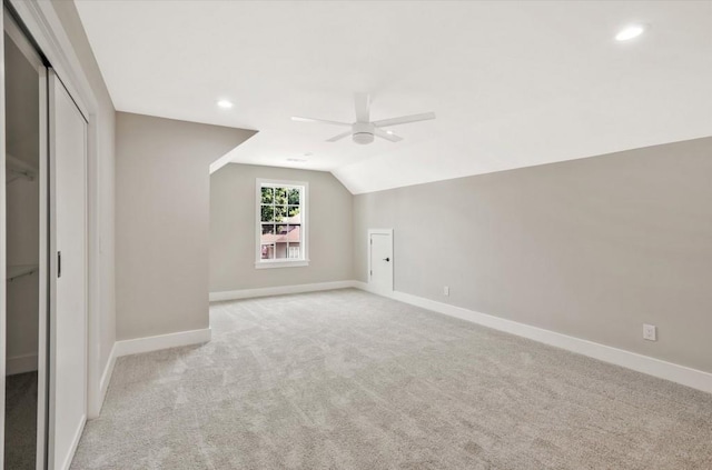1950 Stethem Fry, Alpharetta, GA 30022 - bonus room with carpet floors, vaulted ceiling, a ceiling fan, and recessed lighting