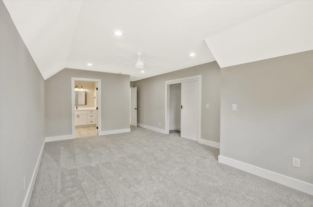 1950 Stethem Fry, Alpharetta, GA 30022 - basement featuring light carpet, ceiling fan, and recessed lighting
