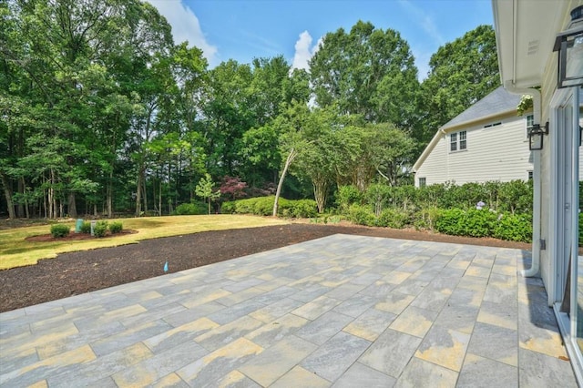 1950 Stethem Fry, Alpharetta, GA 30022 - view of patio / terrace featuring view of wooded area