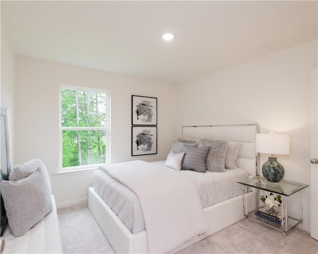 2686 NE Almand Ln NE, Conyers, GA 30013 - carpeted bedroom with baseboards and recessed lighting