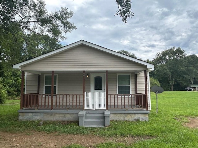 497 Judkin Mill Rd, Cedartown, GA 30125 - bungalow featuring covered porch and a front yard