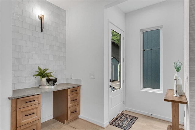 interior space featuring hardwood / wood-style floors