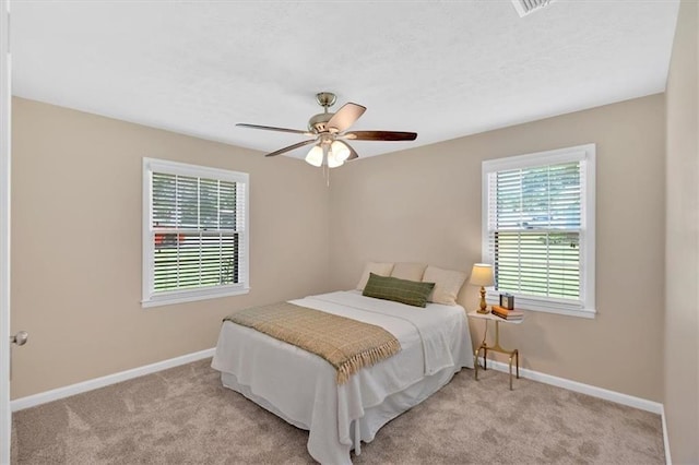 10 Shadow Ln, Cartersville, GA 30120 - carpeted bedroom featuring baseboards and a ceiling fan