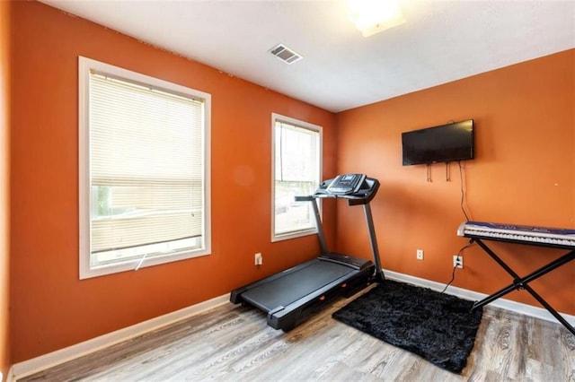 4424 English Loop, Stonecrest, GA 30038 - exercise area with wood finished floors and baseboards