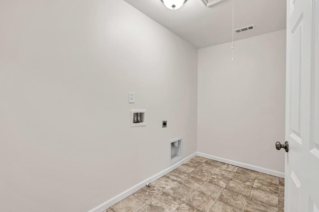 1530 Avalon Creek Rd, Sugar Hill, GA 30518 - laundry area with electric dryer hookup, washer hookup, baseboards, and attic access