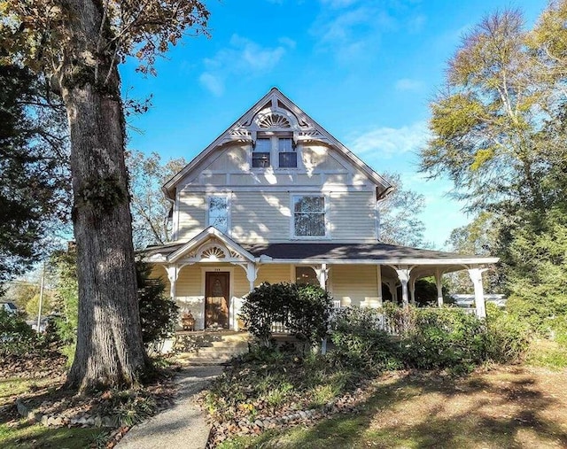 victorian home with a porch