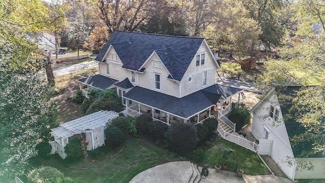 drone / aerial view