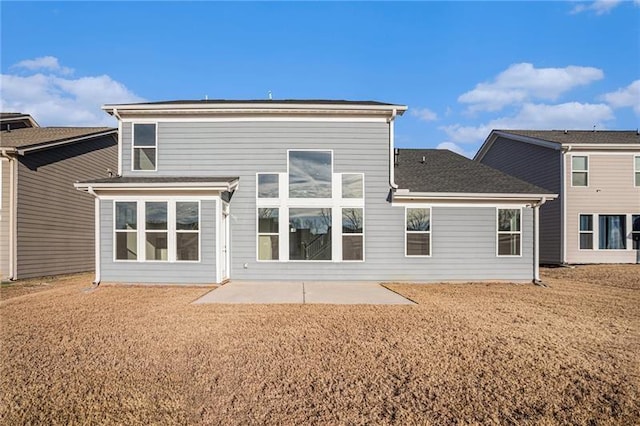 back of house featuring a patio