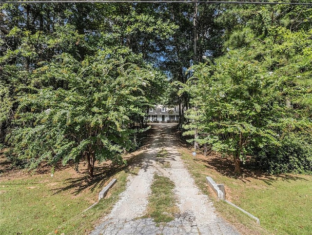 view of yard with a sunroom