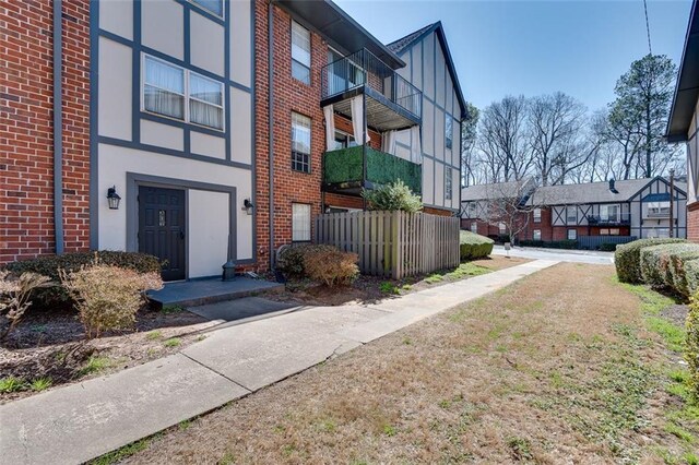 view of property with a residential view