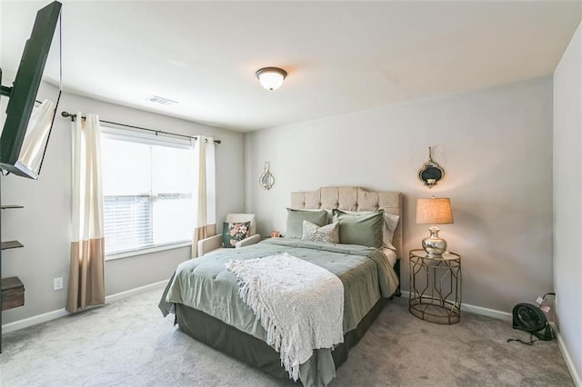 bedroom with carpet flooring