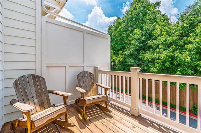 1964 Attell Way, Decatur, GA 30033 - view of wooden terrace
