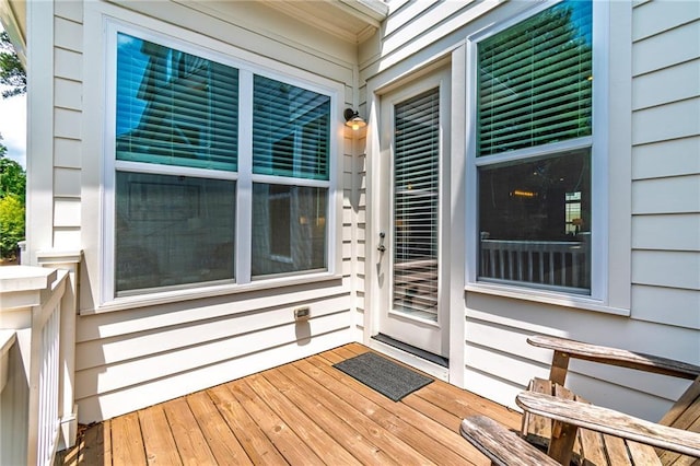 1964 Attell Way, Decatur, GA 30033 - doorway to property with a deck