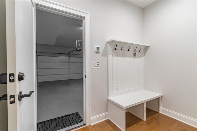 1964 Attell Way, Decatur, GA 30033 - mudroom featuring baseboards and wood finished floors