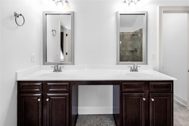 908 Rainsong Ct, Braselton, GA 30517 - full bath featuring double vanity and a tile shower