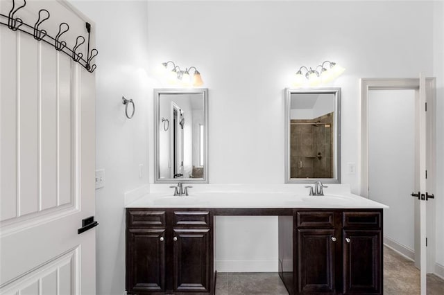 908 Rainsong Ct, Braselton, GA 30517 - full bath featuring double vanity and tiled shower