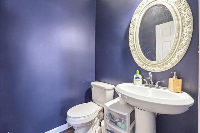 2026 Ellison Way NW Unit 13, Kennesaw, GA 30152 - half bath with toilet and baseboards