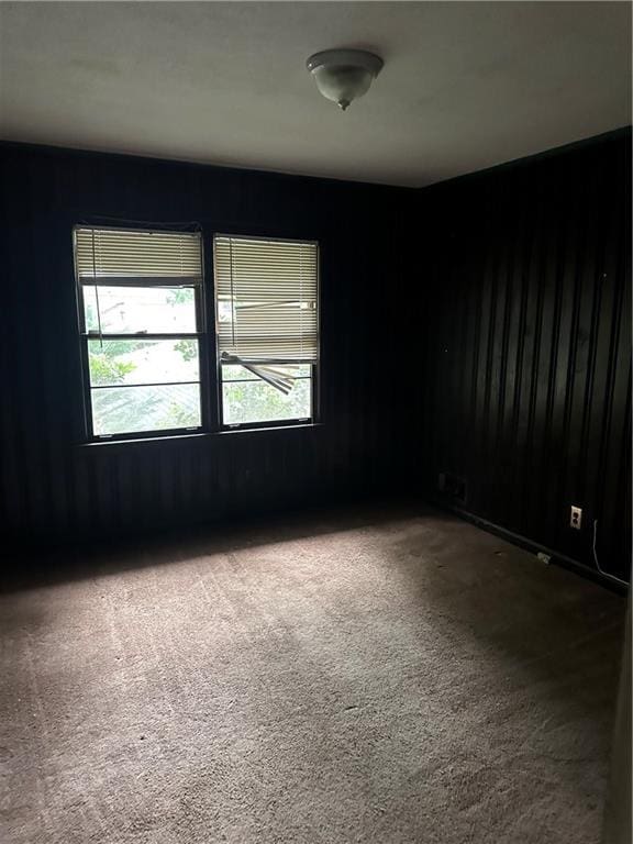 empty room with carpet floors