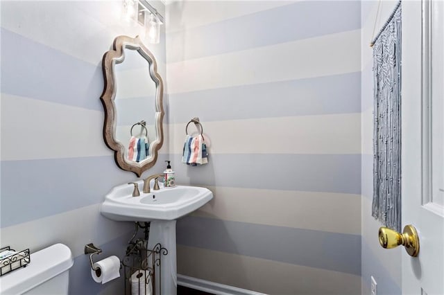 half bath with toilet