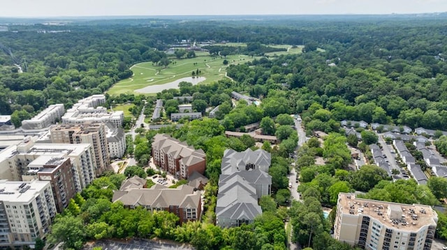 50 Biscayne Dr Unit 2106, Atlanta, GA 30309 - drone / aerial view of a heavily wooded area and a golf club