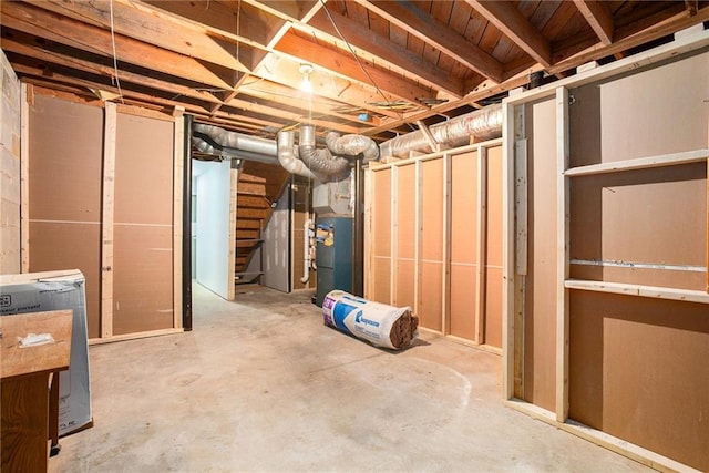 view of basement