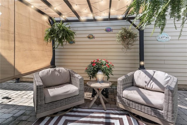 view of patio / terrace featuring grilling area