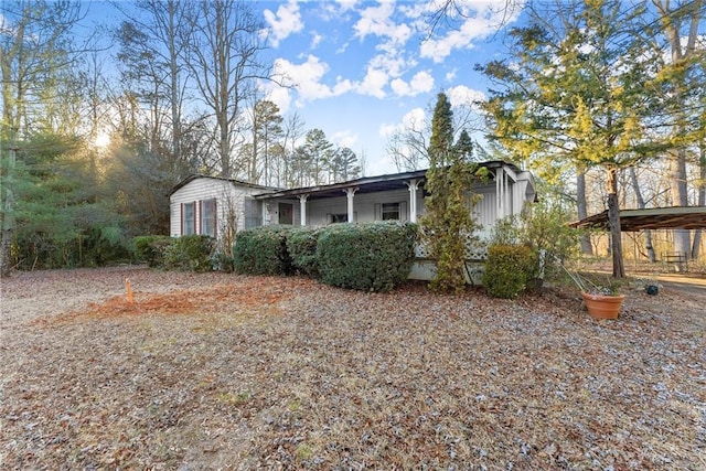 view of ranch-style home