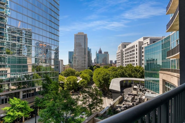 1080 Peachtree St NE Unit 608, Atlanta, GA 30309 - balcony featuring a city view