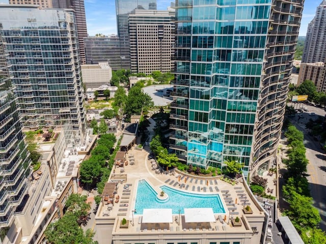 1080 Peachtree St NE Unit 608, Atlanta, GA 30309 - view of urban area featuring a pool