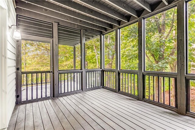51 River Overlook Ct, Dawsonville, GA 30534 - view of unfurnished sunroom