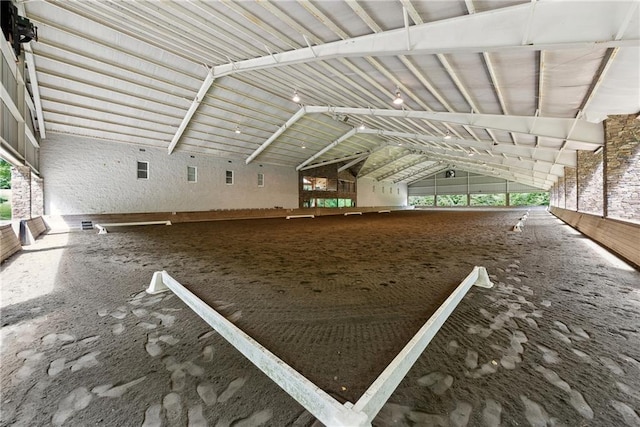 view of stable