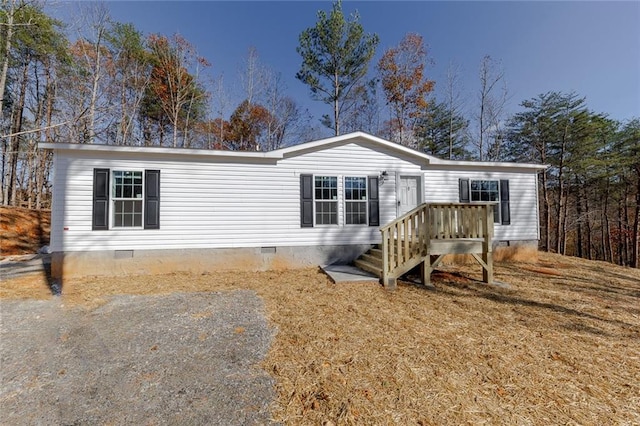 view of front of home