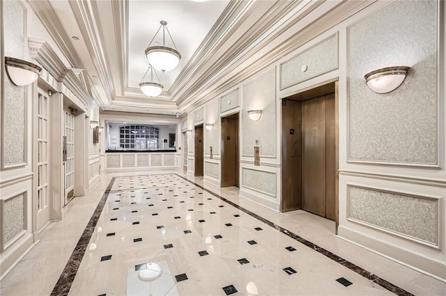 view of community lobby