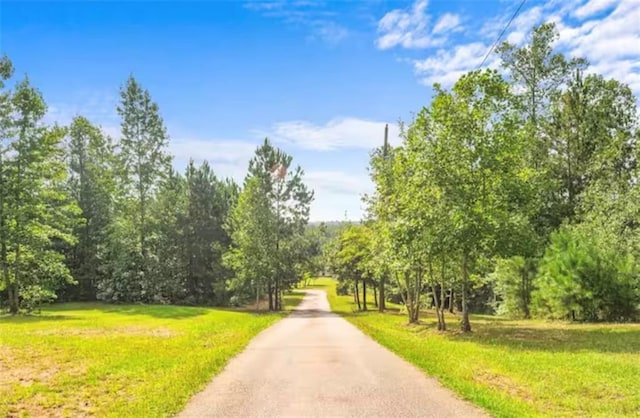 view of road