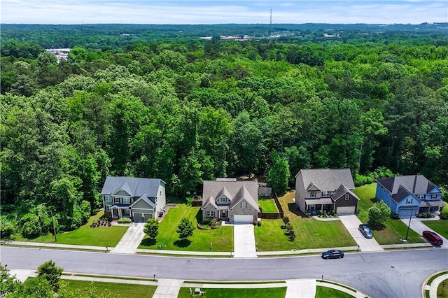 350 Paces Dr, Lithia Springs, GA 30122 - aerial view of residential area with a forest