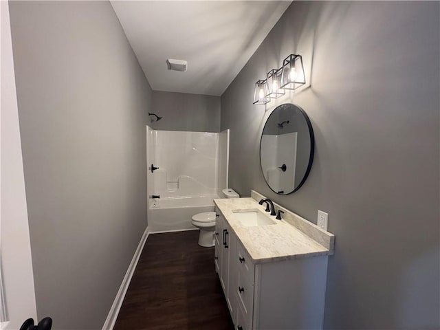 unfurnished room featuring dark wood-type flooring