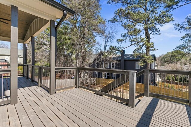 1857 Defoor Ave, Atlanta, GA 30318 - view of wooden deck