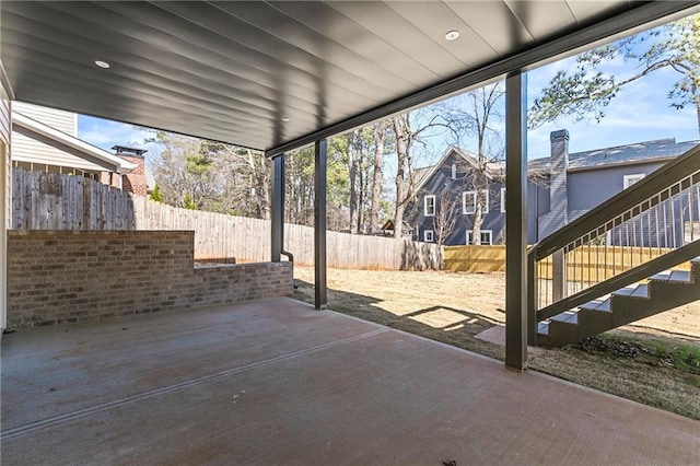 1857 Defoor Ave, Atlanta, GA 30318 - view of patio featuring a fenced backyard