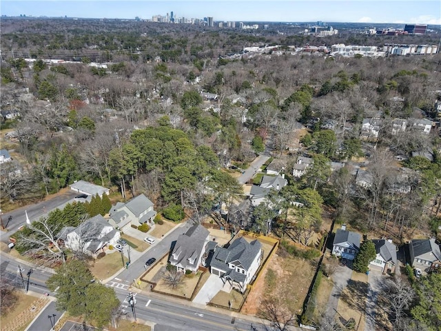 1857 Defoor Ave, Atlanta, GA 30318 - drone / aerial view featuring a residential view