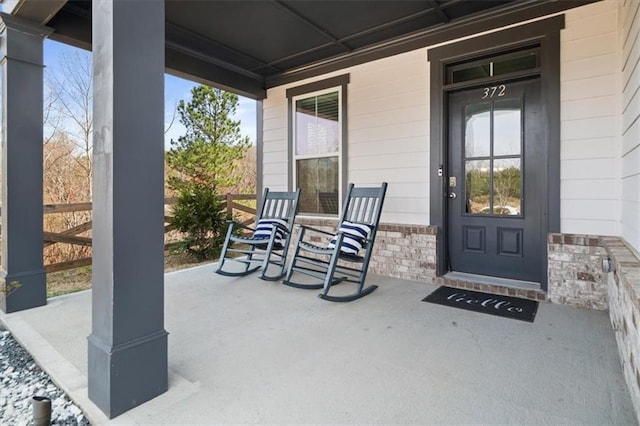 372 Garnet Dr, Acworth, GA 30101 - property entrance with covered porch