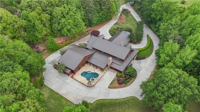14501 Woolsey Rd, Hampton, GA 30228 - bird's eye view of a pool area