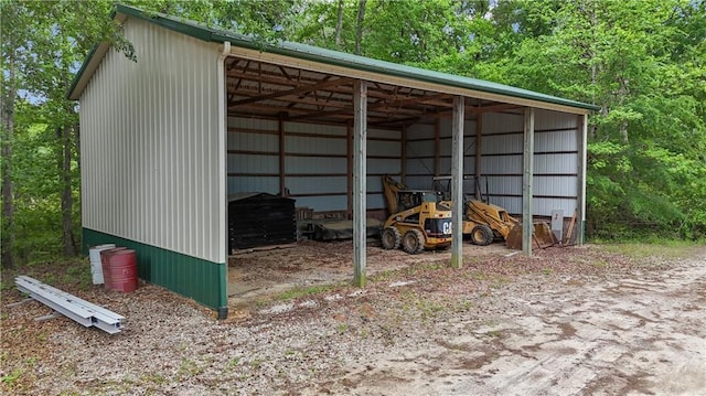 14501 Woolsey Rd, Hampton, GA 30228 - view of pole building featuring a detached carport