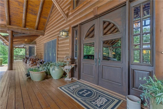 14501 Woolsey Rd, Hampton, GA 30228 - doorway to property featuring french doors