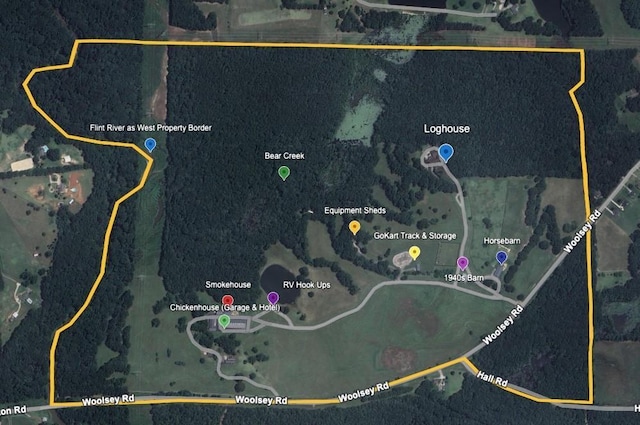 14501 Woolsey Rd, Hampton, GA 30228 - map / location