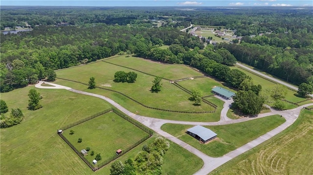 14501 Woolsey Rd, Hampton, GA 30228 - aerial overview of property's location featuring a heavily wooded area