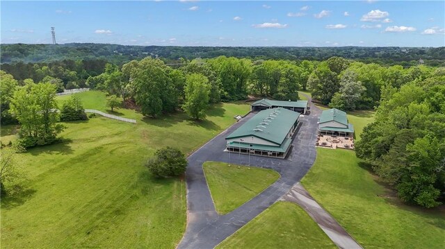 14501 Woolsey Rd, Hampton, GA 30228 - aerial view of a heavily wooded area