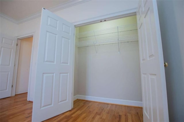 view of closet